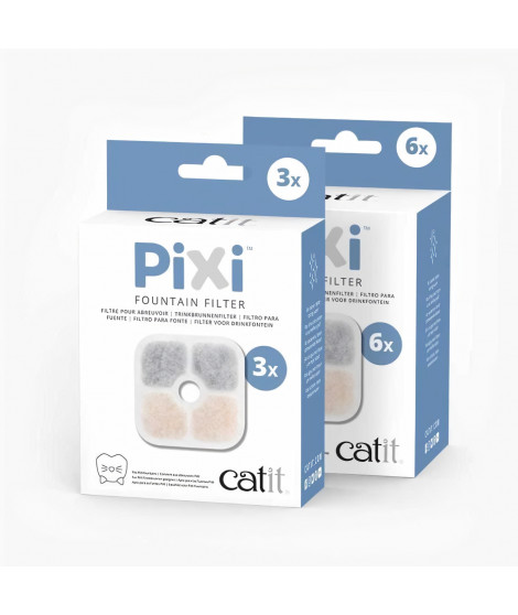 CATIT 3 Filtres pour fontaine a eau PIXI