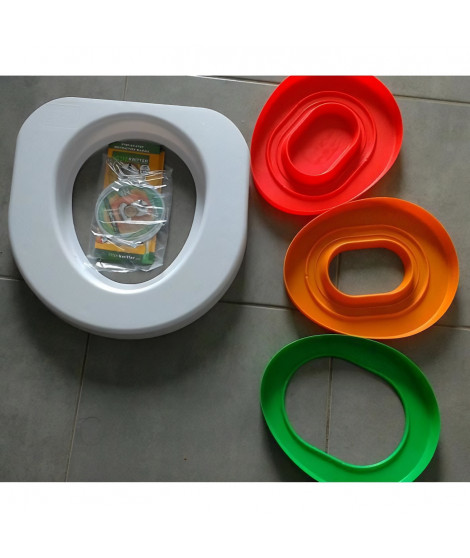 LITTER KWITTER Kit d'apprentissage a l'utilisation des toilettes de la maison - Pour chat