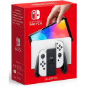 Console Nintendo Switch (modele OLED) : Nouvelle version, Couleurs Intenses, Ecran 7 pouces - avec un Joy-Con Blanc