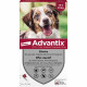 ADVANTIX 6 pipettes antiparasitaires - Pour chien moyen de 10 a 25kg
