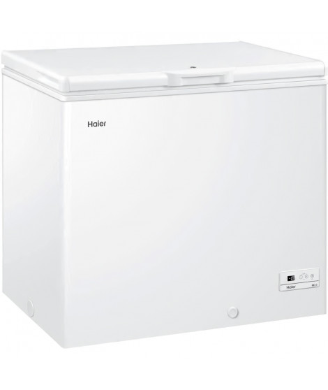 HAIER HCE203RAAE - Congélateur coffre - 203L - Froid statique - A+ - L94 x H84,5 cm - Blanc