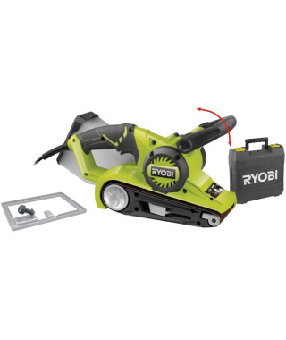 RYOBI Ponceuse a bande 800 Watts + cadre ponçage