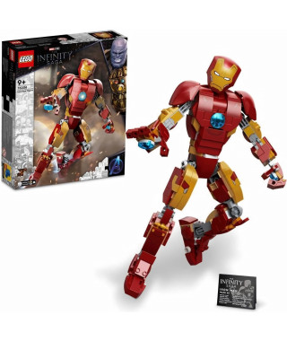 LEGO 76206 Marvel L'Armure Articulée d'Iron Man, Jouet Avengers, Figurine Iron Man, Film L'ere d'Ultron, Infinity, Enfants 9 Ans