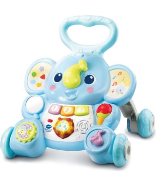 VTECH BABY - Trotteur Eléphanteau Trottino - Avec Frein - Bleu