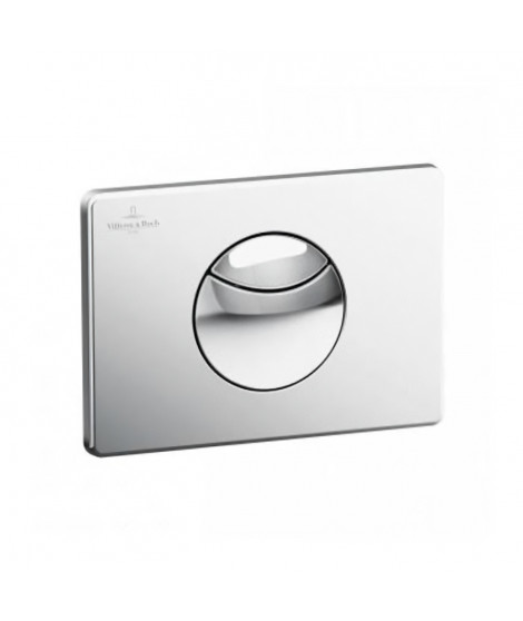 VILLEROY & BOCH Plaque de déclenchement ViConnect E100 chromé brillant