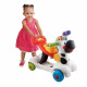 VTECH BABY - Porteur Trottinette - Mon Zebre Rigolo 3 en 1 - Noir & Blanc - Parlant et Musical