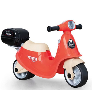 Smoby - Porteur Scooter Food Express - Pour Enfant Des 18 Mois - Roues Silencieuses - Porte-Bagage - Mallette Amovible