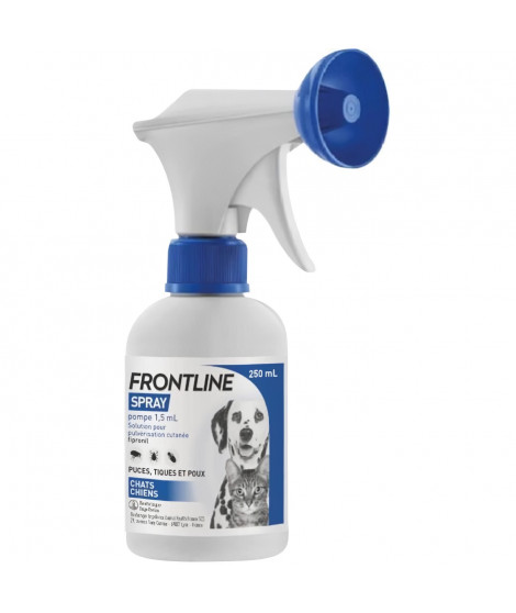 FRONTLINE Spray antiparasitaire - Anti-puces et anti-tiques - 500 ml