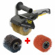 FARTOOLS Pack 615126 : Rénovateur REX120C + brosse a lanieres - Spécial bois, métal et pierre - Surfaces planes ou complexes