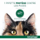 ADVANTAGE 80 - 4 pipettes antiparasitaires - Pour chat et lapin de 4kg et plus