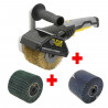 FARTOOLS PACK REX120C RENOVATEUR EXTERIEUR + BROSSE A LAMELLES ABRASIVES + BROSSE FIBRE SYNTHETIQUE ET LAMELLES ABRASIVES