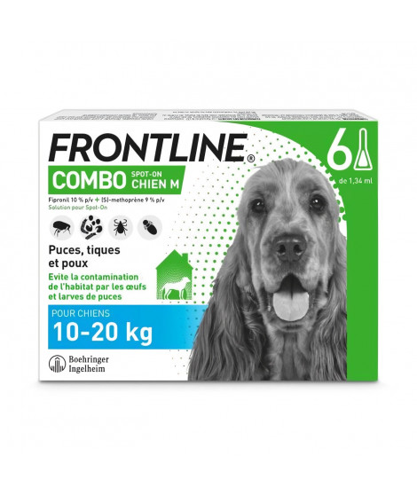 Frontline Combo Chien M 6 pipettes