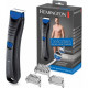 Remington BHT250 Tondeuse Rasoir Corps Homme Delicates Etanche, 3 Sabots, Lames Anti-Coupure Anti-Irritation