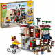 LEGO 31131 Creator 3-en-1 Le Magasin de Nouille du Centre-Ville, Jouet Transformable en Magasin, en Kiosque ou en Salle d'Arcade