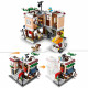 LEGO 31131 Creator 3-en-1 Le Magasin de Nouille du Centre-Ville, Jouet Transformable en Magasin, en Kiosque ou en Salle d'Arcade