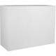 EDA PLASTIQUE Bac a fleurs Muret Loft Graphit - 46 L - 78,5 x 29,5 x 60 cm - Blanc cérusé