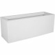 EDA PLASTIQUE Balconniere Graphit Up - 25 L - 59 x 19,5 x 22,8 cm - Blanc cérusé