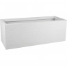 EDA PLASTIQUE Jardiniere Graphit Up - 57 L - Dimensions 79,5 x 29,5 x 29,5 cm - Blanc cérusé