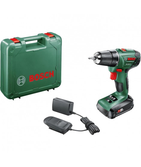 Perceuse-visseuse 2 vitesses sans-fil Bosch - PSR 1800 Li-2 (Livré avec 1 batterie 1,5Ah Lithium-Ion)