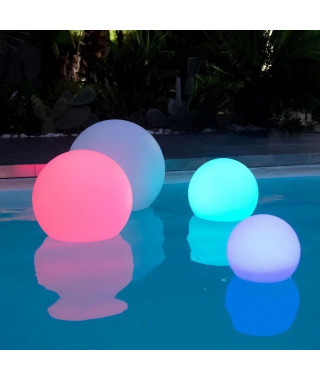 LUMISKY Sphere Led sans fil télécommandable 30 cm - Multicolore