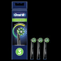 Oral-B Brossette de Rechange Precision Cross Action Clean Max, Noire, Pour Brosse a Dents Électrique, Pack de 3