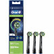 Oral-B Brossette de Rechange Precision Cross Action Clean Max, Noire, Pour Brosse a Dents Électrique, Pack de 3