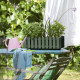 Jardiniere Landhaus Aqua Comfort 50 cm x 20 cm x 16 cm - Vert Laurier