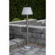 GALIX Lampadaire solaire tres éclairant - 100 Lm - H 102,5-75-46 x Ø 20 cm