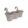 ELHO Balconniere Corsica Trio L 27.1 x W 53.5 x H 25.9 cm - Taupe