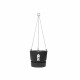 ELHO Pot de fleurs a suspendre Greenville 24 - Extérieur - Ø 23,9 x H 20,3 cm - Vivre noir