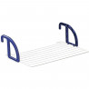 LEIFHEIT 83056 Séchoir a suspendre balcon 7 metres CLASSIC 70 blanc & bleu