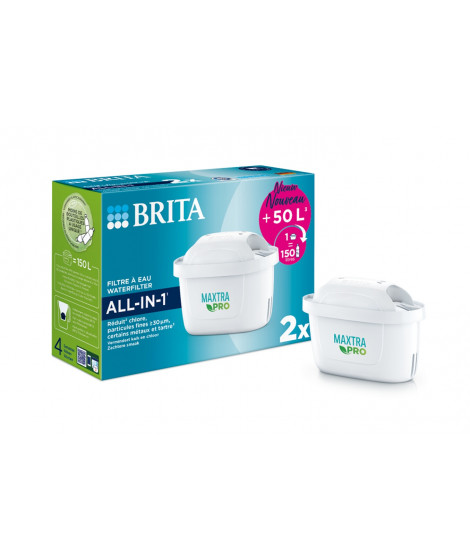 Cartouche filtre à eau Brita PACK 2 FILTRES A EAU MAXTRA PRO- ALL-IN-1