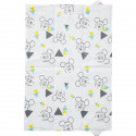 Matelas a langer DISNEY MICKEY - Nomade - Polyester/PVC - 40 x 58 cm - Gris, Blanc, Jaune