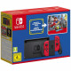 Console Nintendo Switch avec Joy-Cons rouges | Édition Limitée + Super Mario Odyssey (Code) + Stickers Super Mario Bros. Le Film