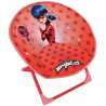 Fun house miraculous siege lune pliable ladybug pour enfant h.47 x l.54 x p.42 cm