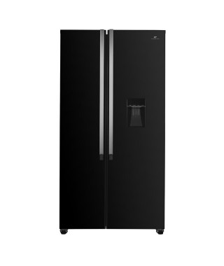 Réfrigérateur américain Continental Edison - CERA532NFB - Total No Frost- 529L - L90 cm xH177 cm - Noir