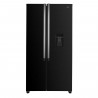 Réfrigérateur américain Continental Edison - CERA532NFB - Total No Frost- 529L - L90 cm xH177 cm - Noir