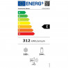 Réfrigérateur américain Continental Edison - CERA532NFW - 4 portes - 532L - L90 cm xH177 cm - Blanc