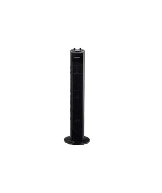 Ventilateur colonne OCEANIC - 45W - Hauteur 78 cm - 3 vitesses - Oscillant - Minuterie - Noir