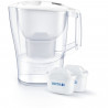 BRITA Carafe filtrante ALUNA Blanche + 2 cartouches MAXTRA+ INCLUSES