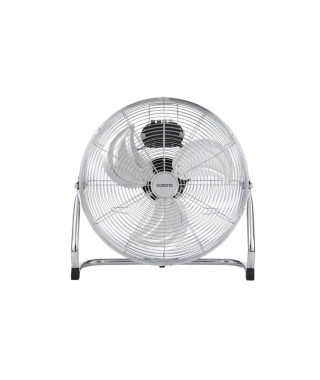 Ventilateur industriel de sol - Brasseur d'air OCEANIC - 120W - 3 vitesses - Diametre 45 cm - Chromé