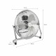 Ventilateur industriel de sol - Brasseur d'air OCEANIC - 120W - 3 vitesses - Diametre 45 cm - Chromé