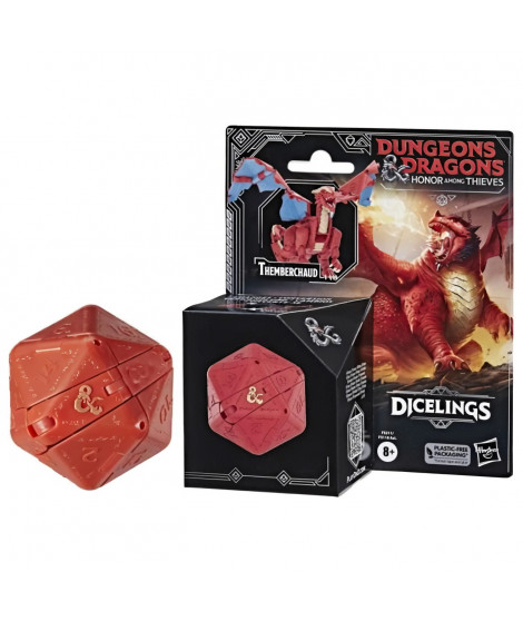 Dungeons & Dragons Honor Among Thieves monstre-dé Dicelings D&D dragon rouge