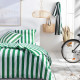 Parure de lit - TODAY Summer Stripes - 240x220 cm - 2 personnes - coton imprimé rayé