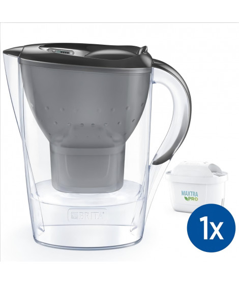 BRITA Carafe filtrante Marella graphite (2,4L) inclus 1 cartouche MAXTRA PRO All-In-1