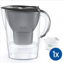 BRITA Carafe filtrante Marella graphite (2,4L) inclus 1 cartouche MAXTRA PRO All-In-1