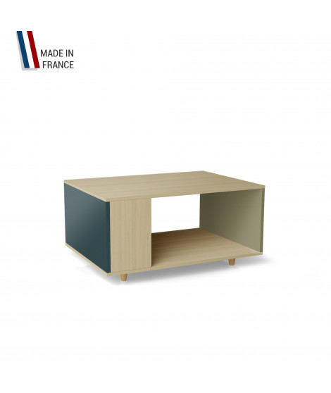 Table basse LIGATIO Chêne Clair - Tropical - Olive