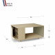 Table basse LIGATIO Chêne Clair - Porcelaine - Olive
