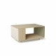 Table basse LIGATIO Chêne Clair - Porcelaine - Olive