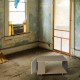 Table basse LIGATIO Chêne Clair - Porcelaine - Graphite